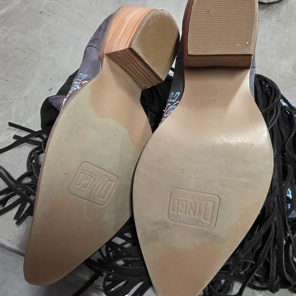 Dingo Tequila Sunrise Fringe Western Leather Boot - Picture 11 of 13